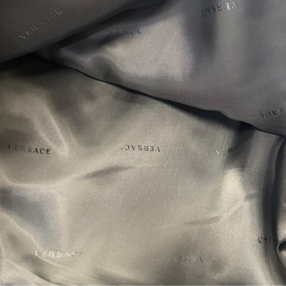 VERSACE Medusa Leather Zipper Skirt - Picture 7 of 7